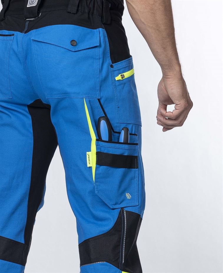 Pantaloni de lucru cu pieptar ARDON®4Xstretch® – Albastru – imaginea 4