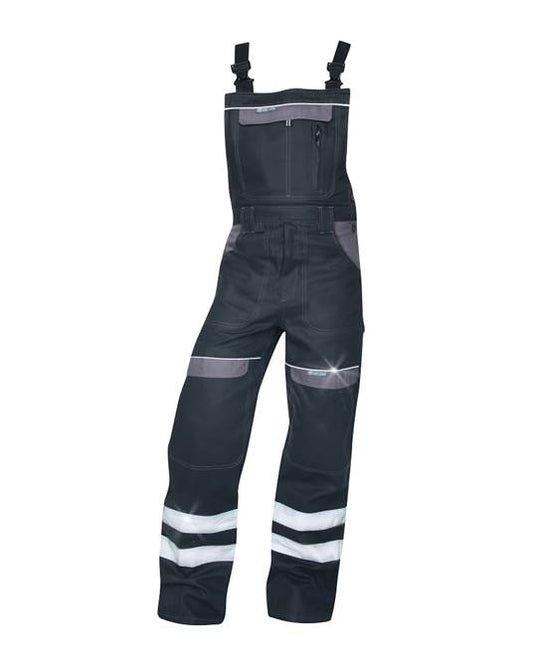 Pantaloni de lucru cu pieptar ARDON®COOL TREND – Negru