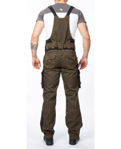 Pantaloni de lucru cu pieptar ARDON®VISION – Maro – imaginea 3