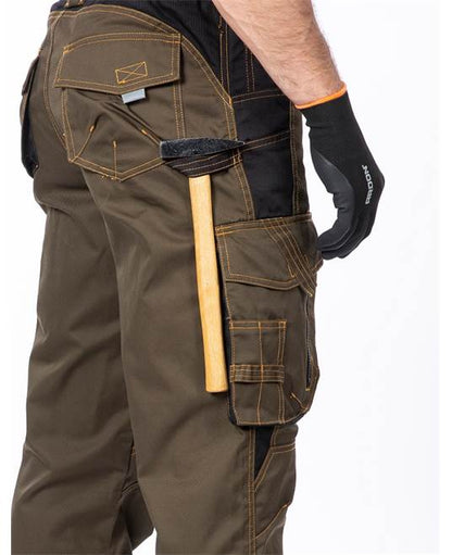 Pantaloni de lucru cu pieptar ARDON®VISION – Maro – imaginea 5