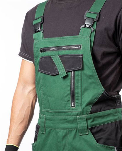 Pantaloni de lucru cu pieptar ARDON®VISION – Verde – imaginea 4
