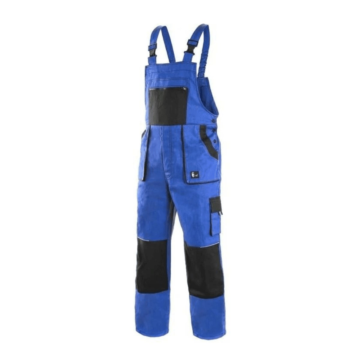 Pantaloni cu pieptar CANIS Lux Robin Albastru/Negru