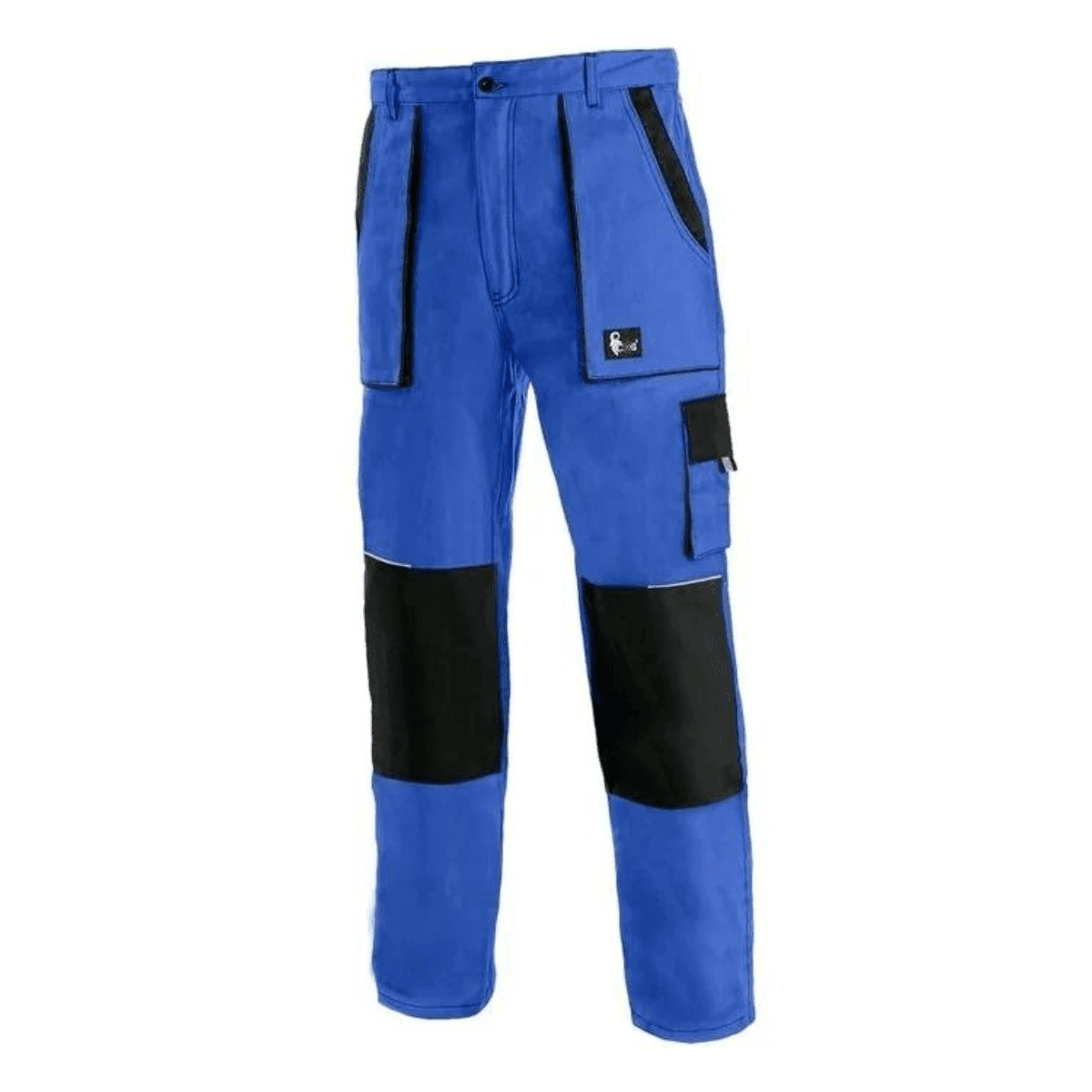 Pantaloni talie CANIS Lux Josef Albastru/Negru