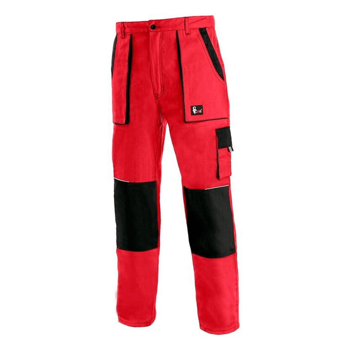 Pantaloni talie CANIS Lux Josef Roșu/Negru