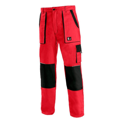Pantaloni talie CANIS Lux Josef Roșu/Negru