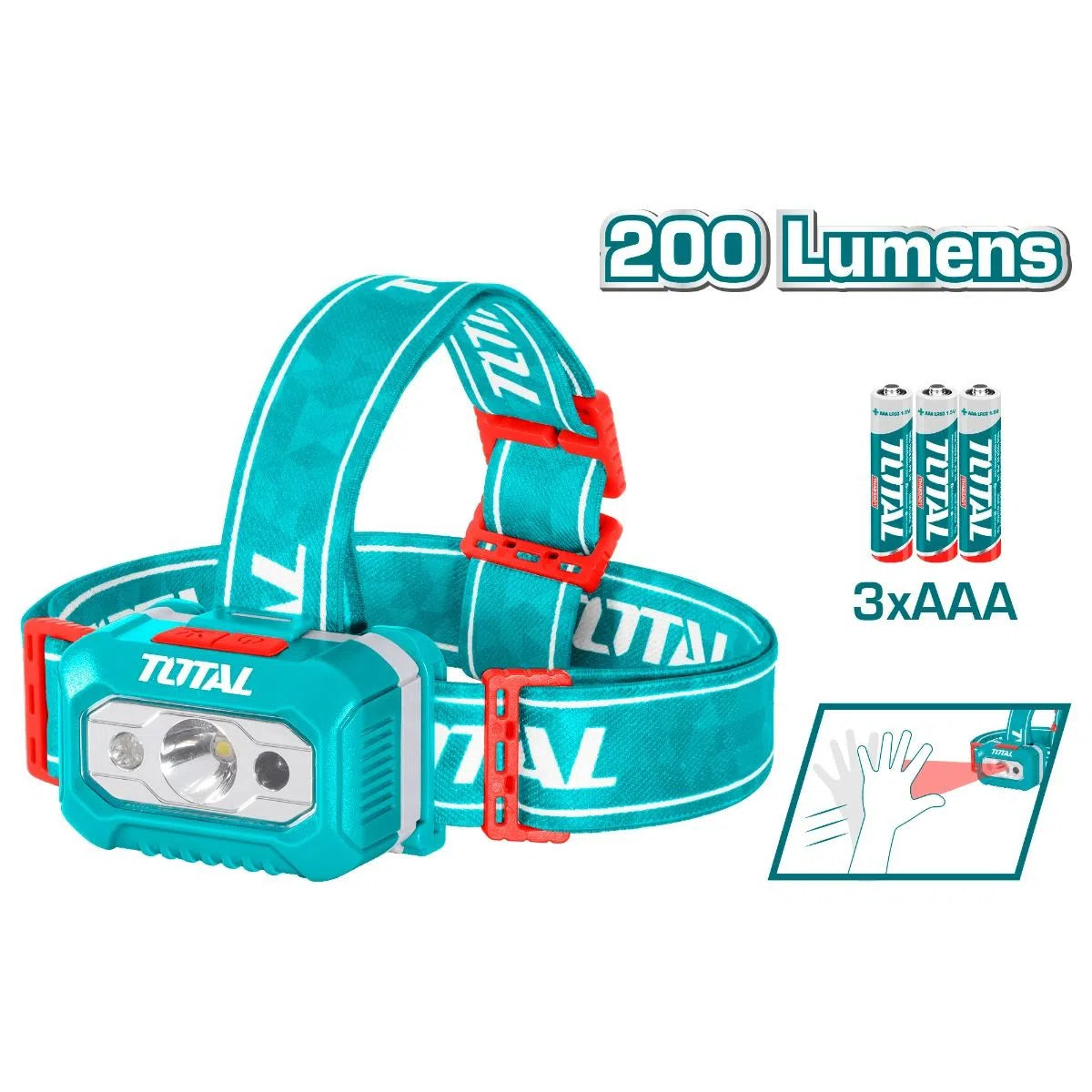 TOTAL - LANTERNA - 200 LUMENI (INDUSTRIAL)