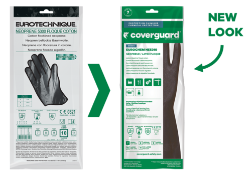 Mănuși de protecție chimică COVERGUARD EUROCHEM NE5310