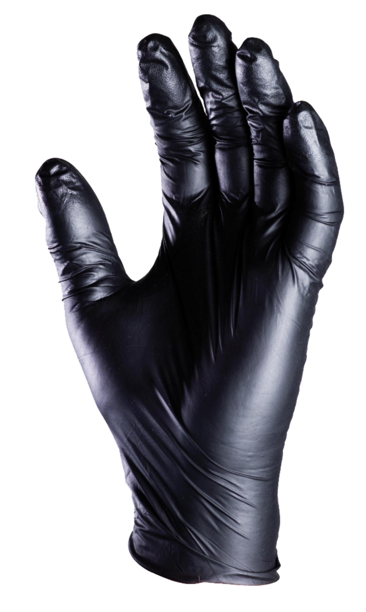 Mănuși de unică folosință din nitril COVERGUARD EURO-ONE BLACK NITRILE 45
