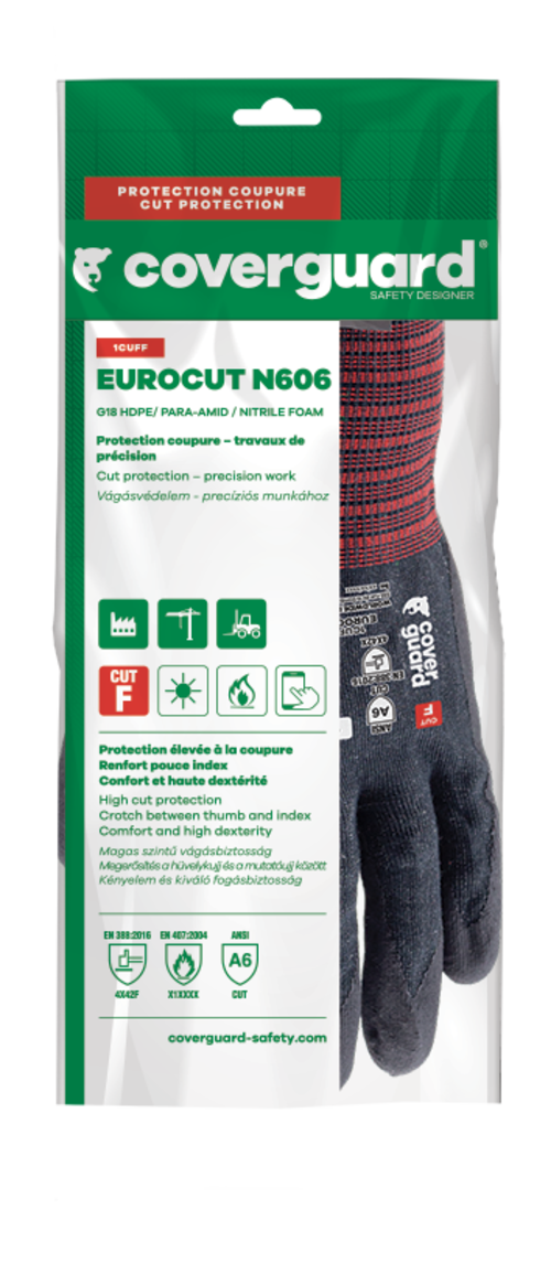 Mănuși anti-tăiere COVERGUARD EUROCUT N606