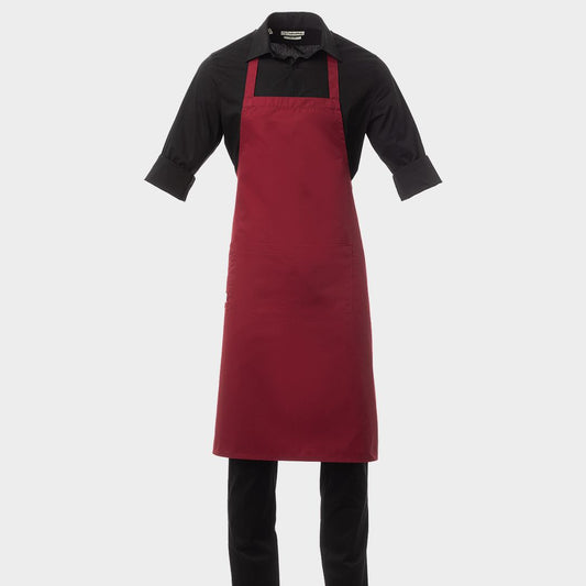 Șorț cu pieptar PAYPER BOUTIQUE BORDEAUX