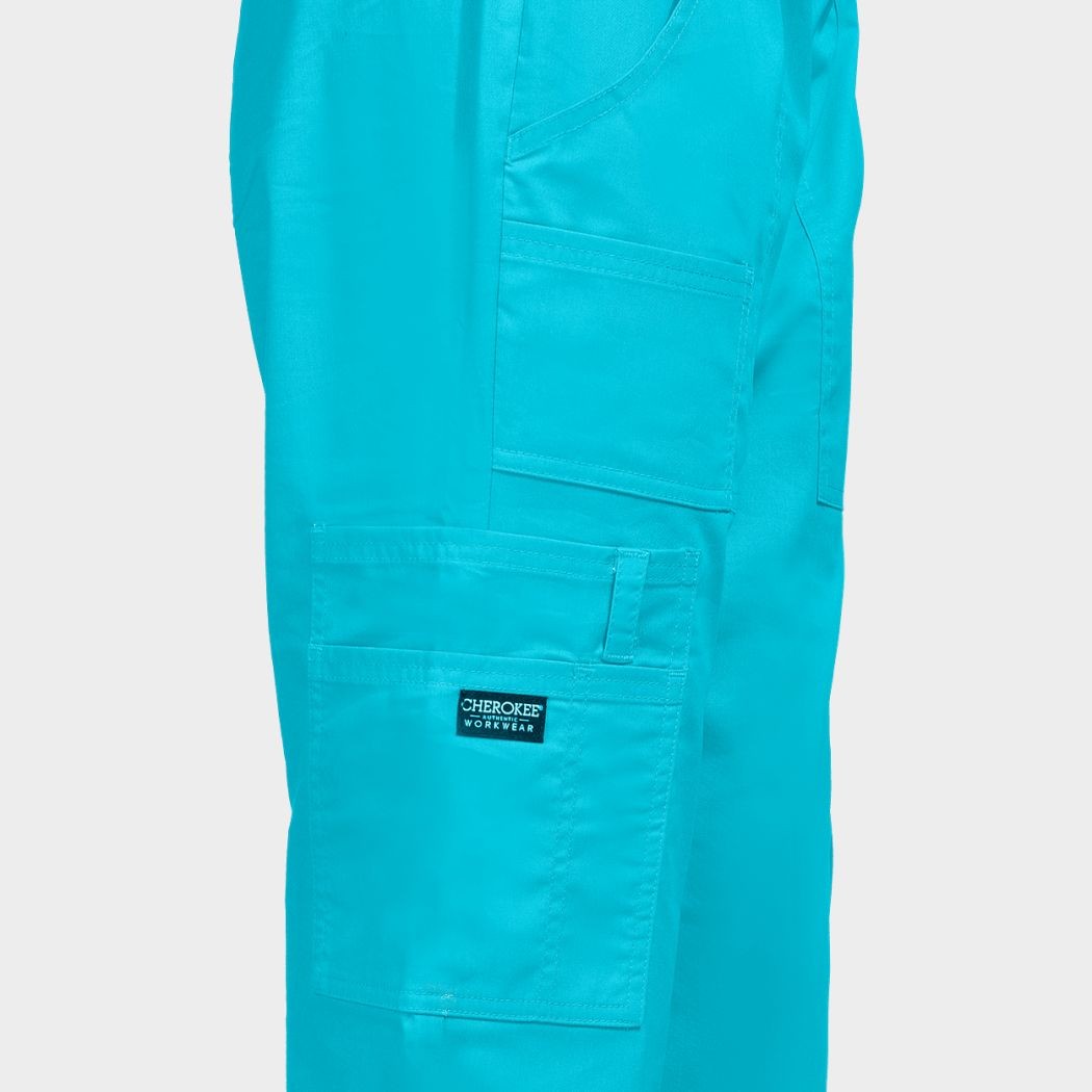 CHEROKEE MR CARGO TURQUOISE WWE4005 Pantaloni medicali