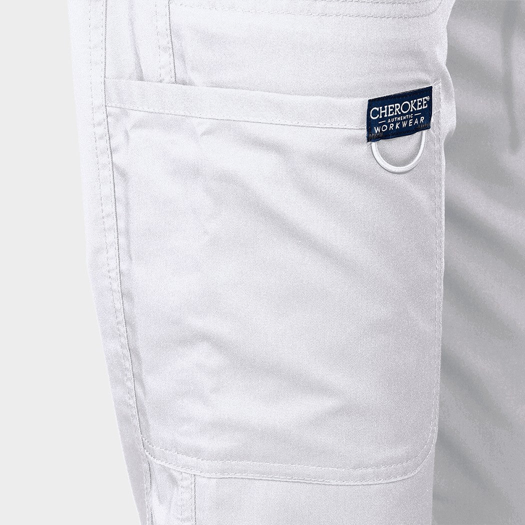 CHEROKEE MR TAPERED ALB WWE105 Pantaloni medicali de damă