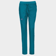 CHEROKEE MR TAPERED CARIBBEAN BLUE WWE105 Pantaloni medicali de damă