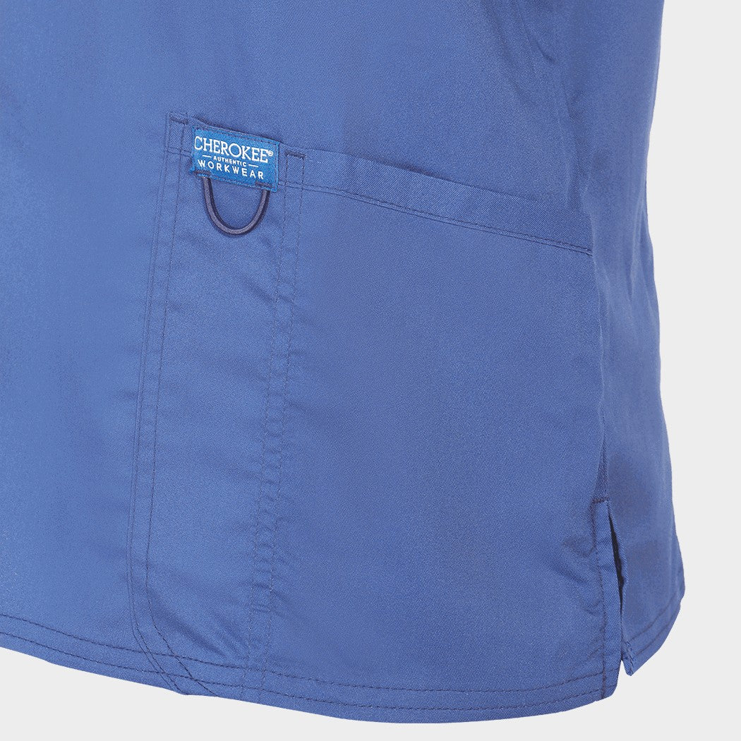 CHEROKEE V-NECK ALBASTRU DESCHIS WWE620 Tunică medicală de damă