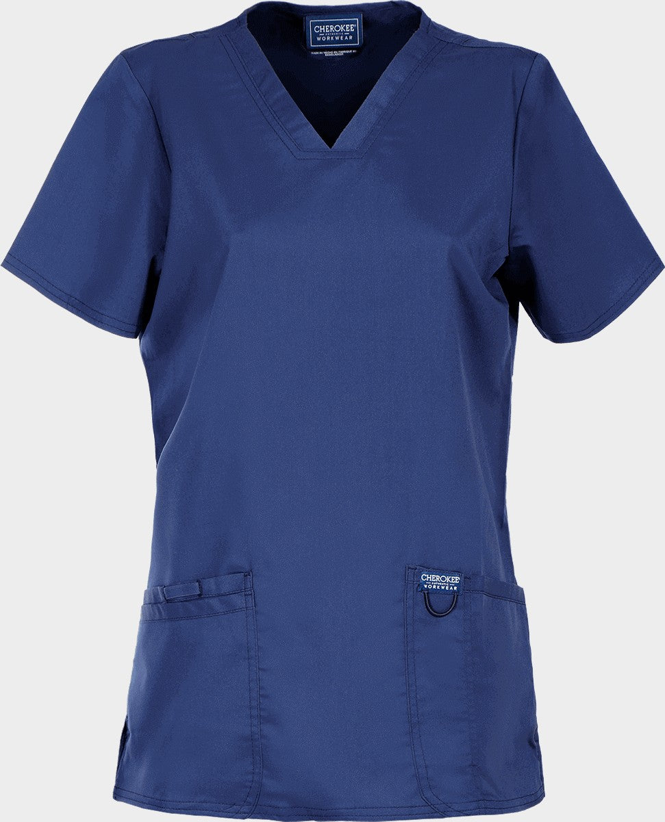 CHEROKEE V-NECK ALBASTRU ÎNCHIS WWE620 Tunică medicală de damă