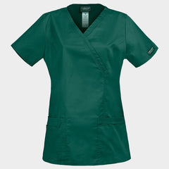 CHEROKEE WRAP NEGRU WWE4728 Tunică medicală pentru femei