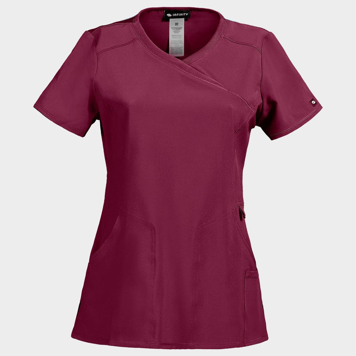 CHEROKEE WRAP VIȘINIU CKE2625A Tunică medicală pentru femei