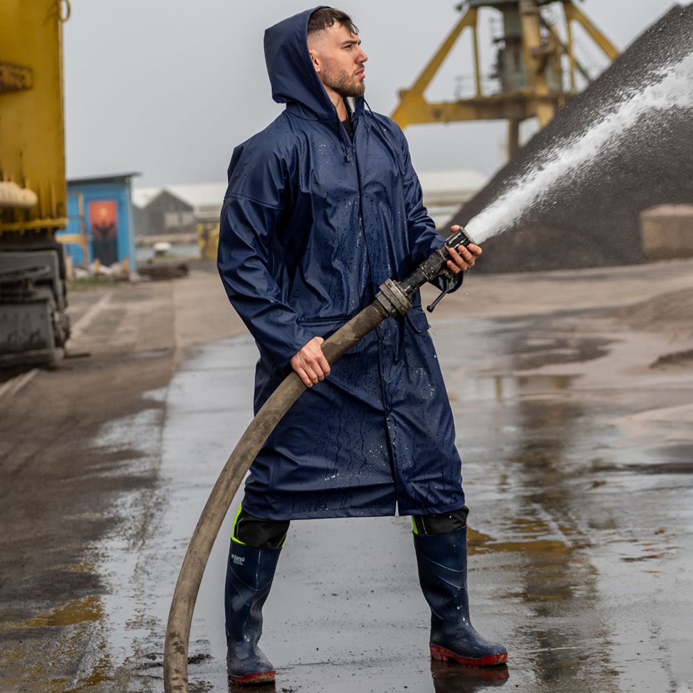 Pelerina STENSO STORMER COAT BLEUMARIN