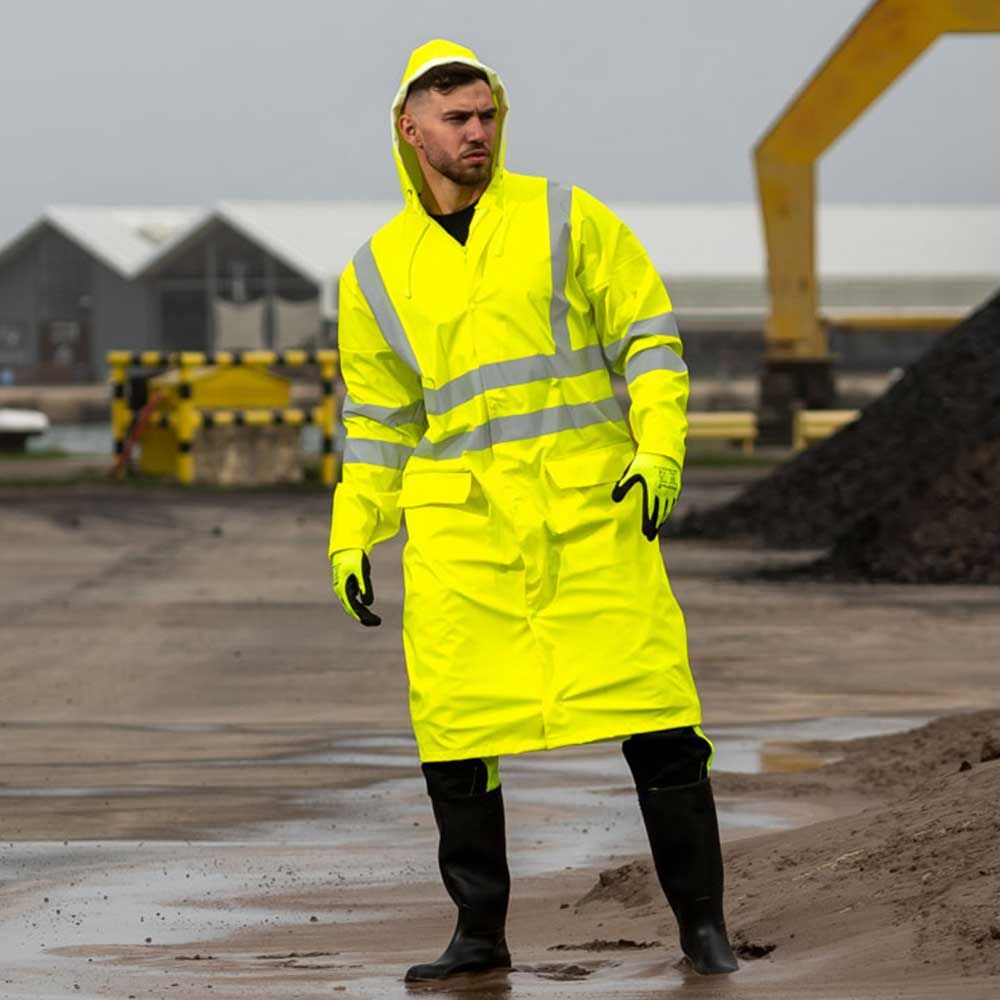 Pelerina STENSO STORMER HV COAT GALBEN