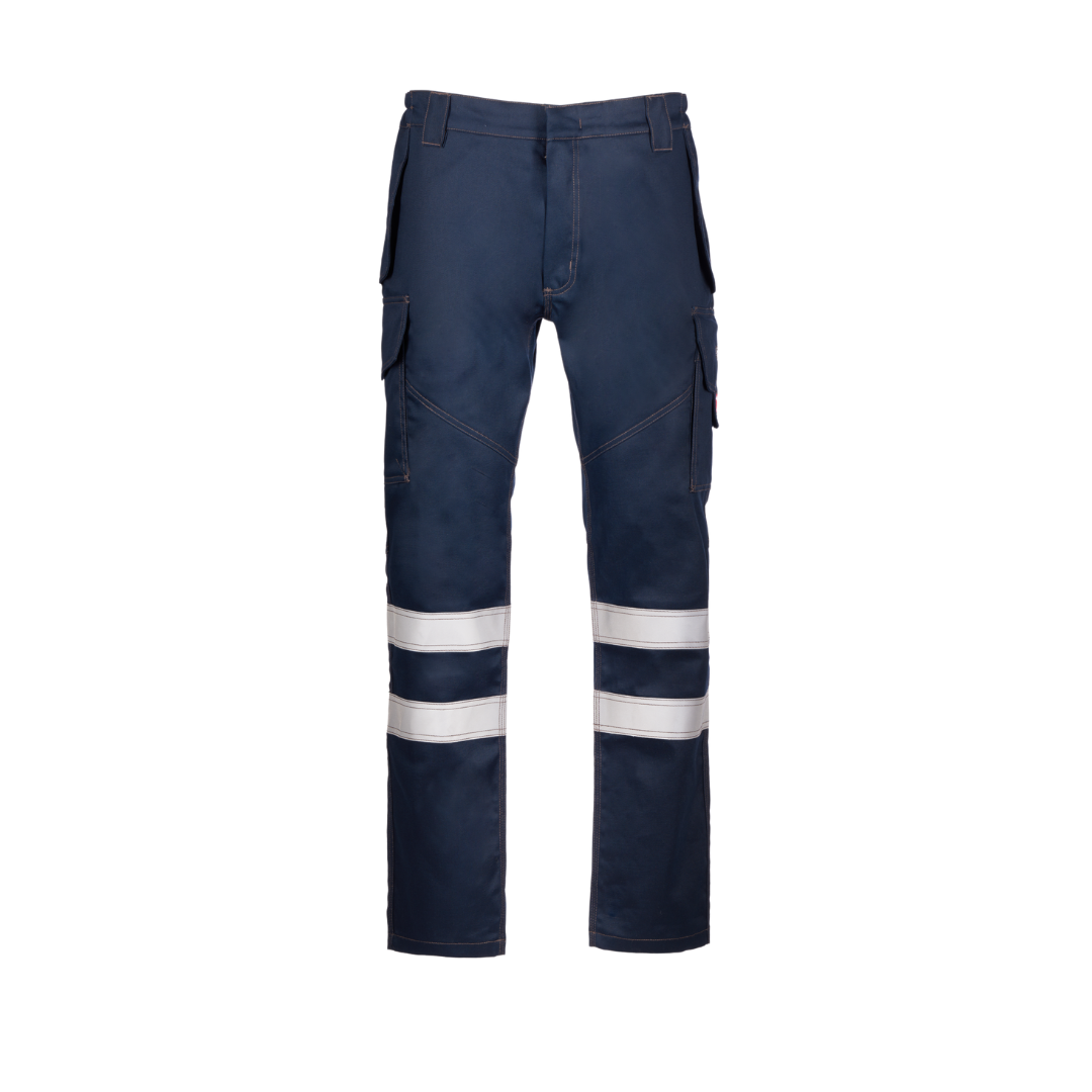 Pantaloni talie PAYPER multinormă 280 gr/m2 Defence Reflex Bleumarin