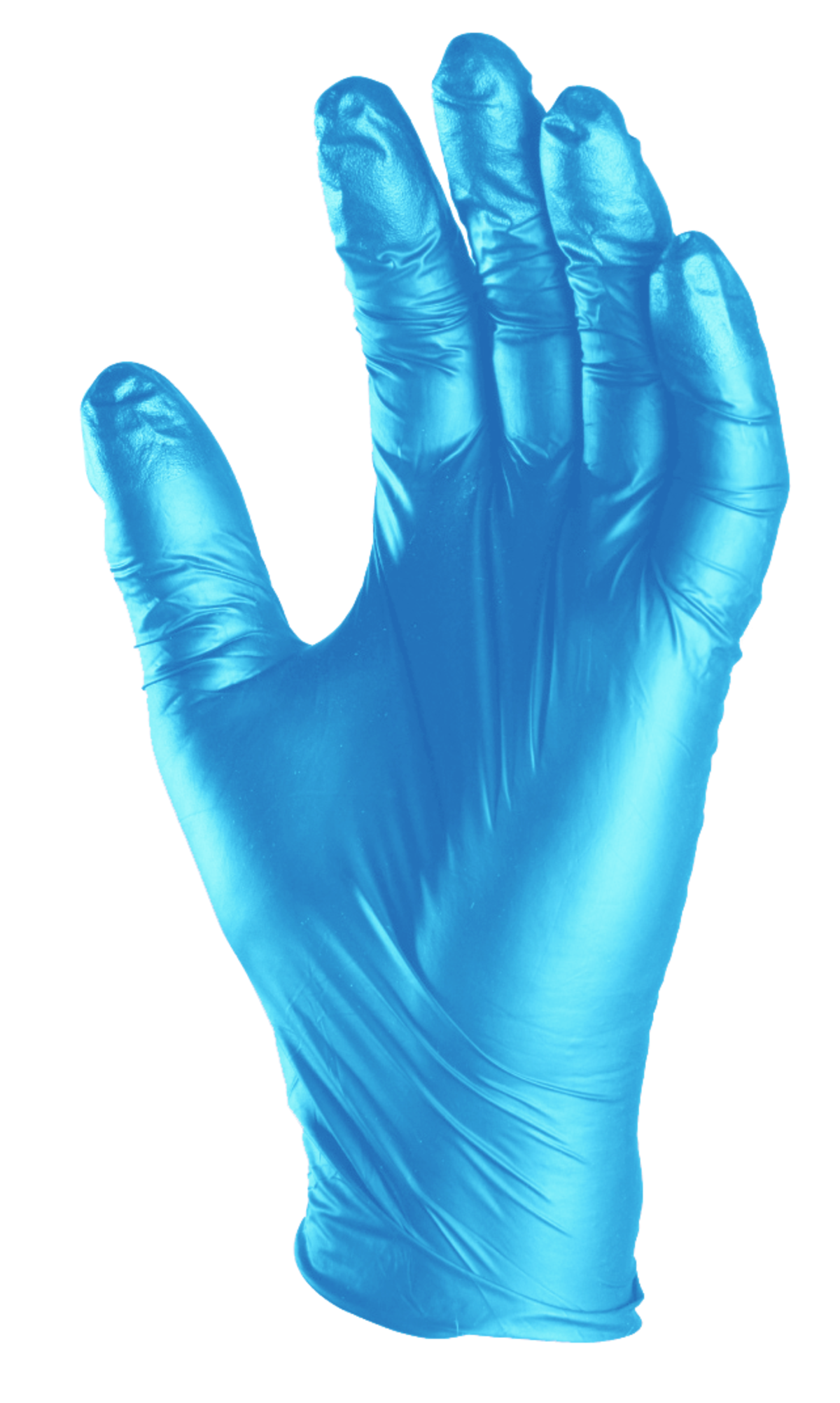 Mănuși de unică folosință din nitril COVERGUARD EURO-ONE BLUE NITRILE 35