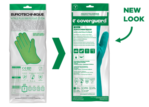 Mănuși de protecție chimică COVERGUARD EUROCHEM N5530