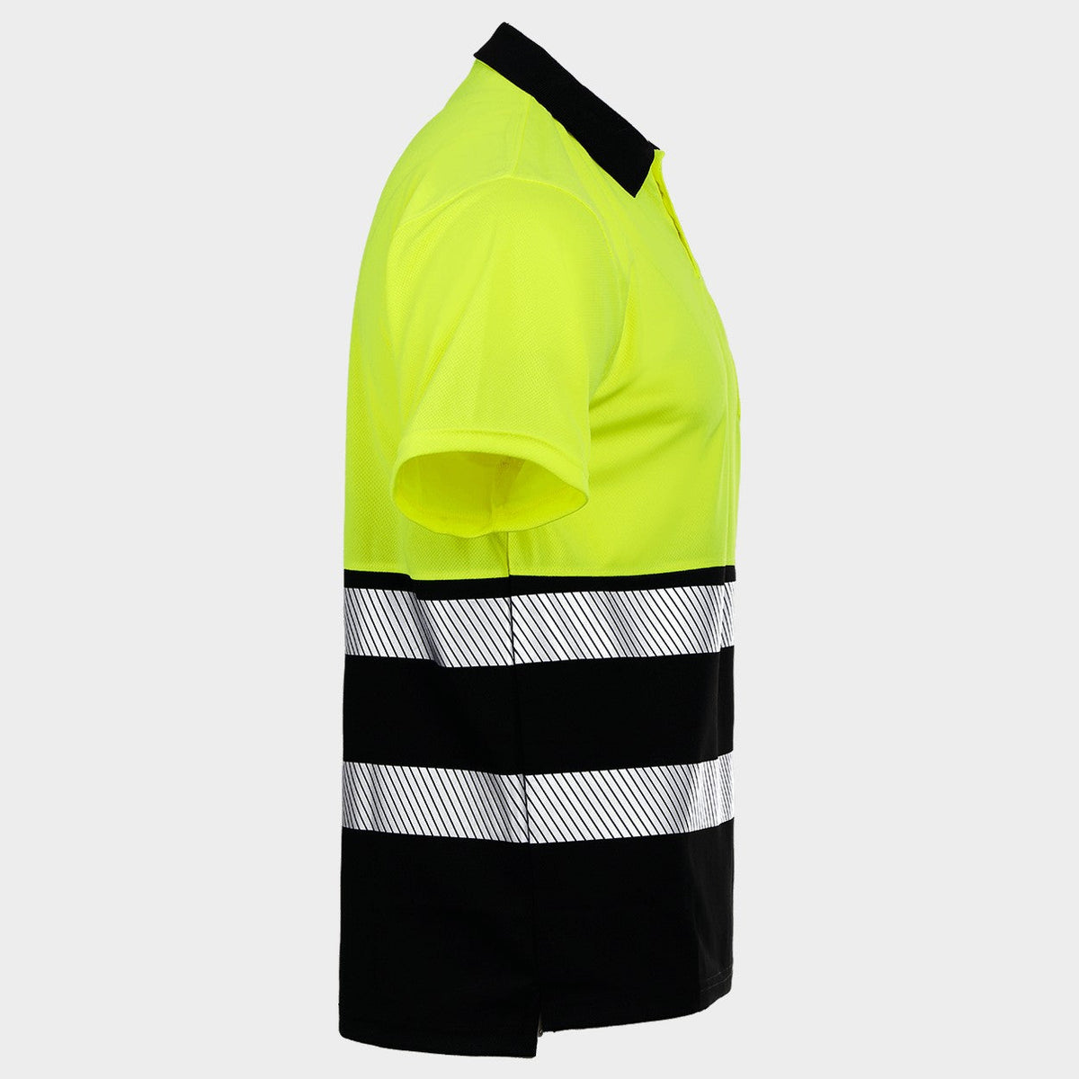Polo tricou reflectorizant STENSO PRISMA HV GALBEN/NEGRU