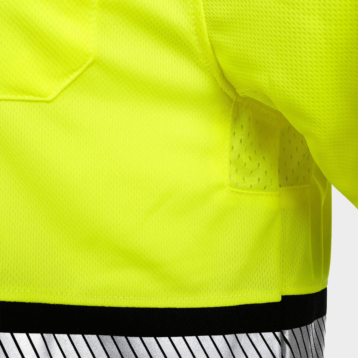 Polo tricou reflectorizant STENSO PRISMA HV GALBEN/NEGRU