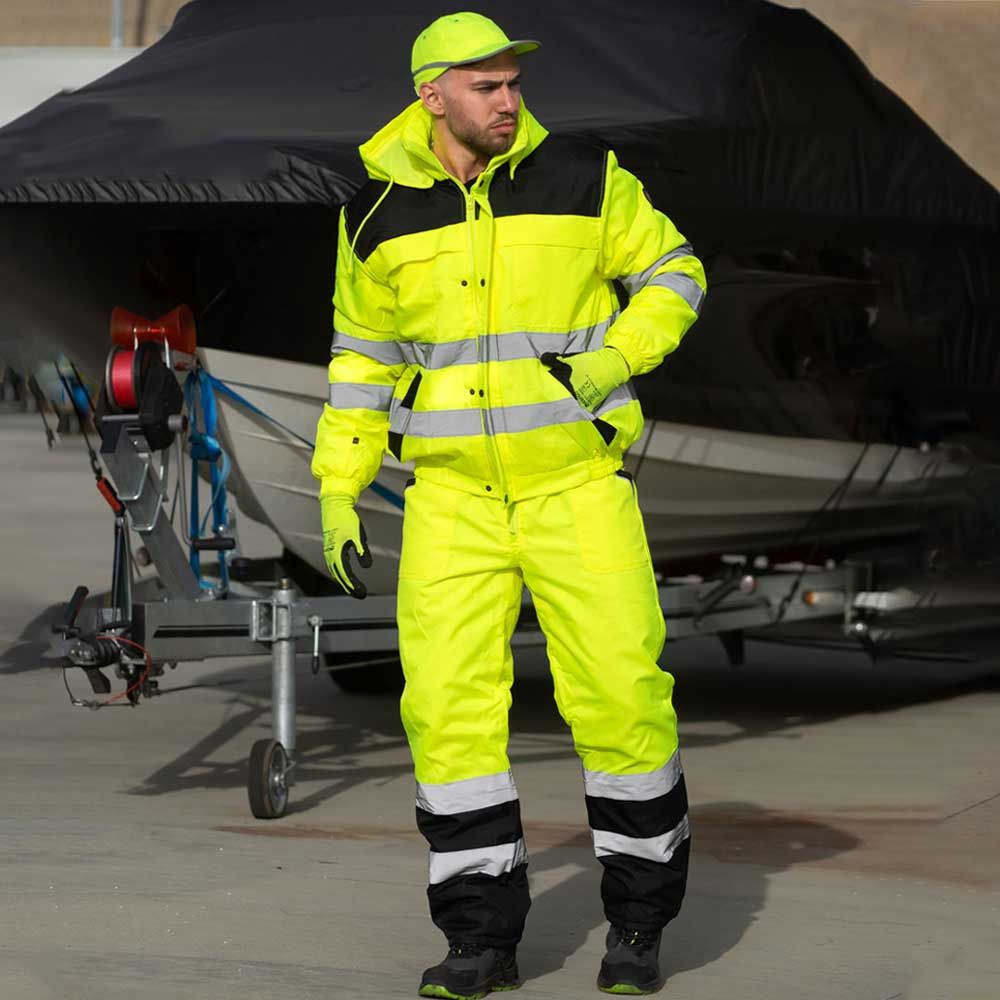 Set de mare vizibilitate STENSO COLLINS HV GALBEN IARNĂ