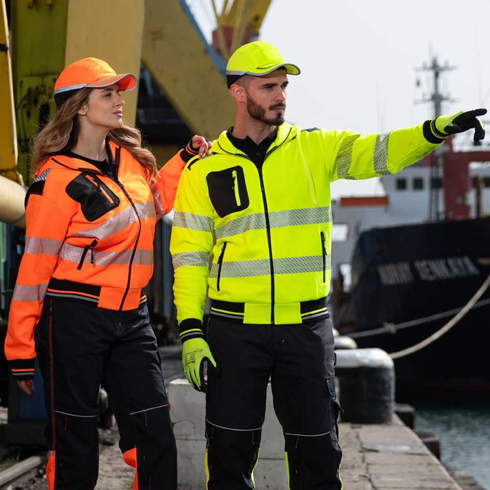 Hanorac reflectorizant STENSO PRISMA HV 2.0 ORANGE