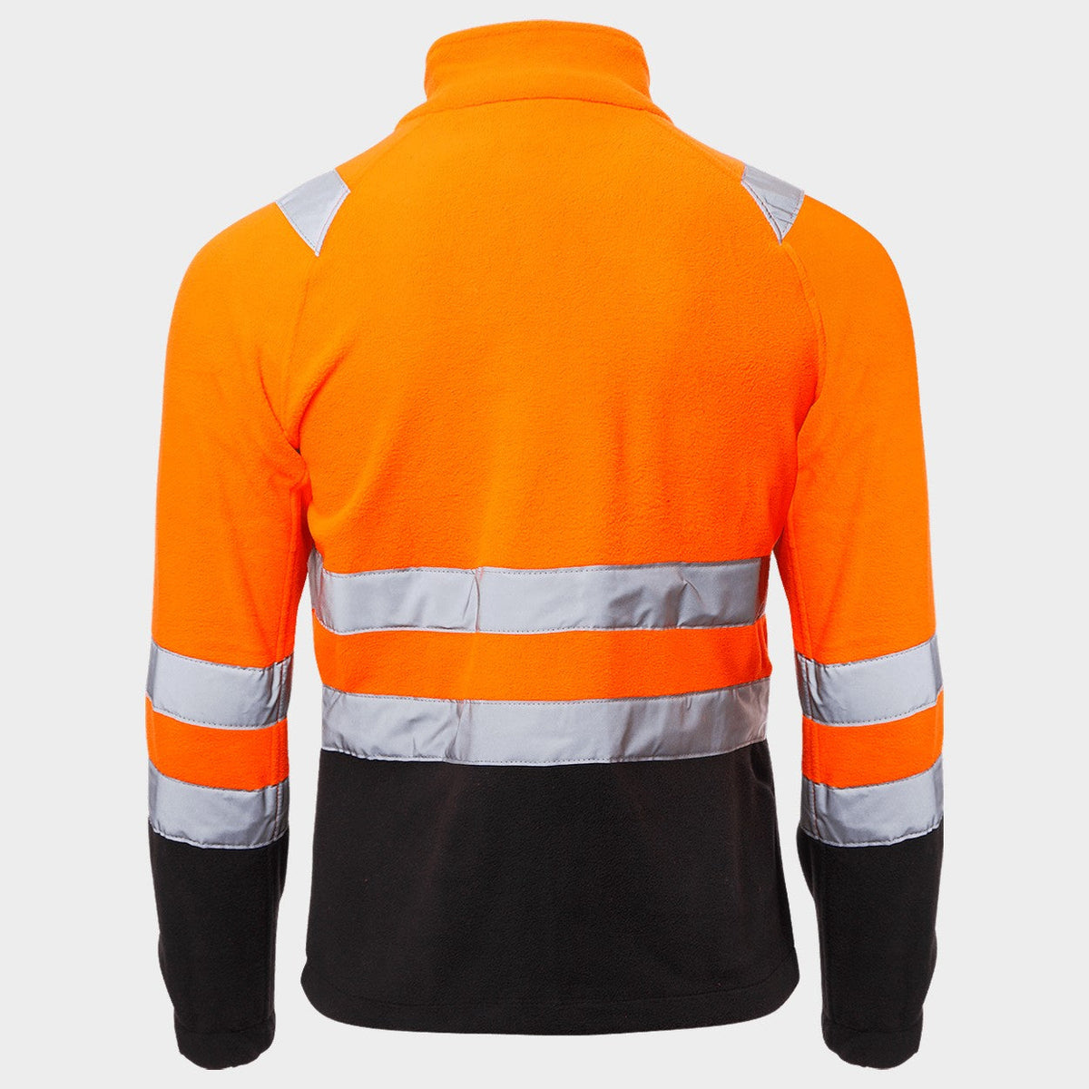 Hanorac reflectorizant STENSO PRISMA HV ORANGE FLEECE