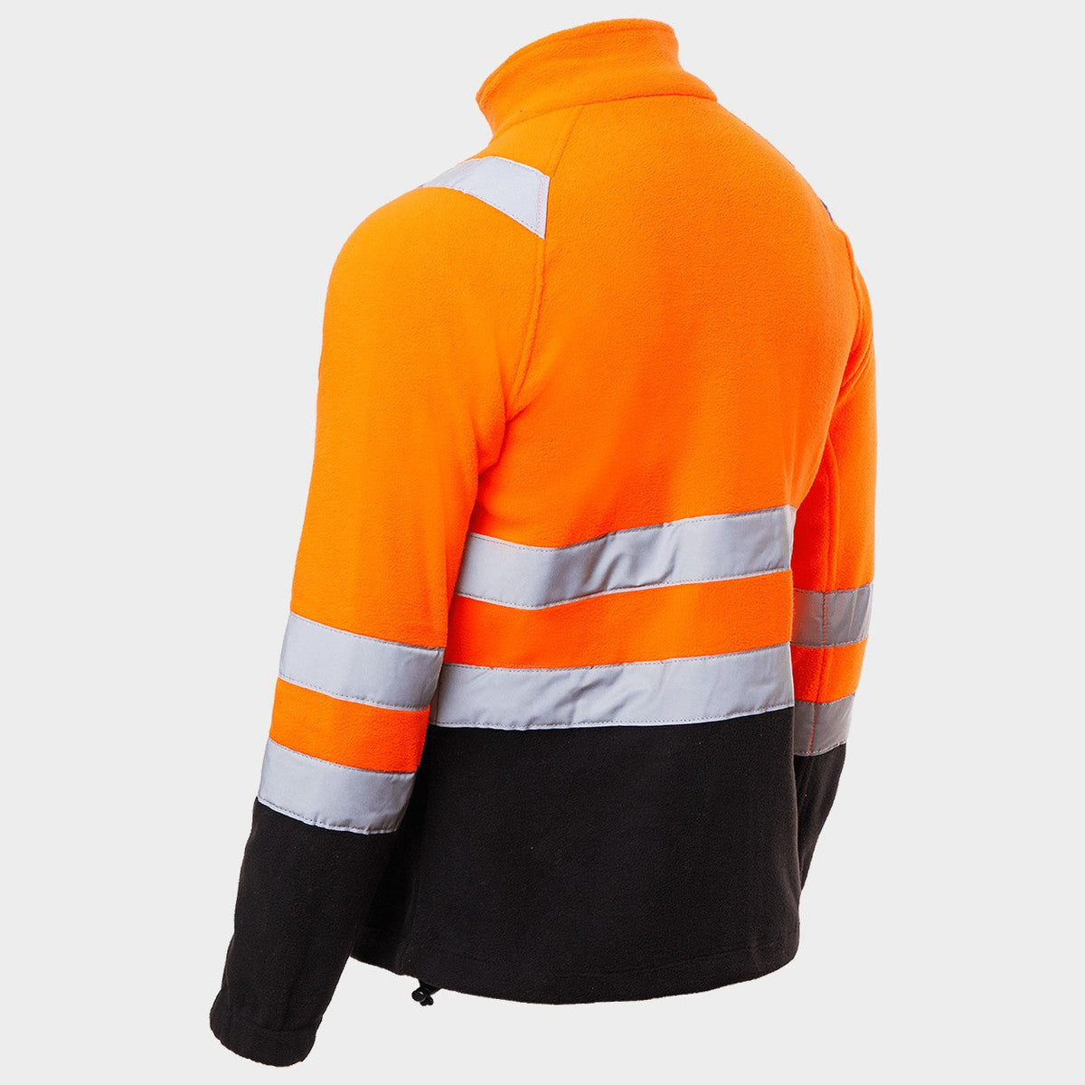 Hanorac reflectorizant STENSO PRISMA HV ORANGE FLEECE