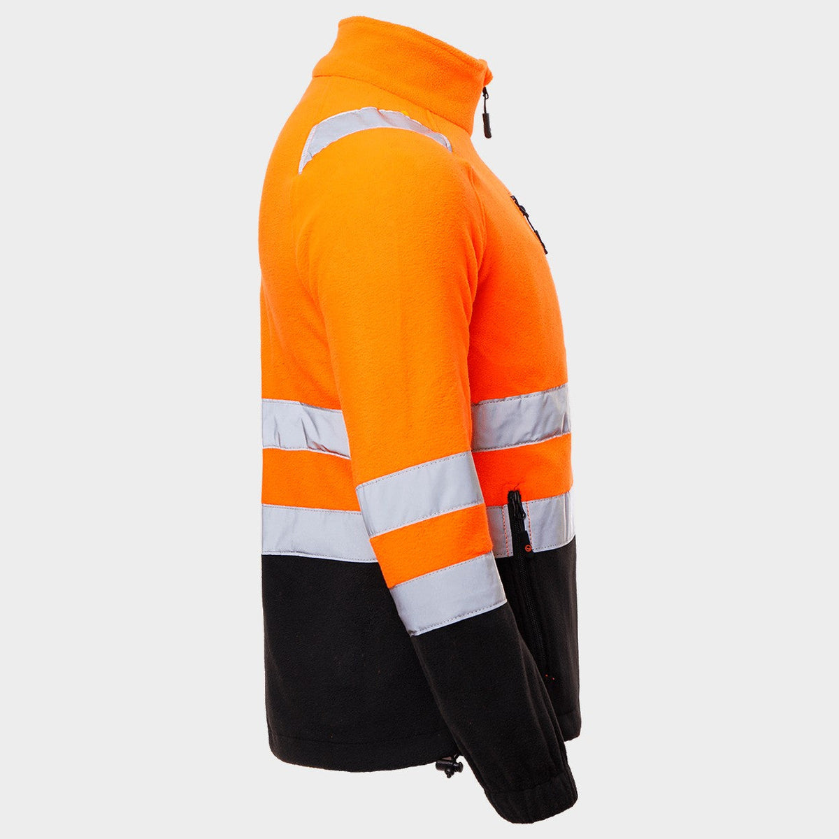 Hanorac reflectorizant STENSO PRISMA HV ORANGE FLEECE