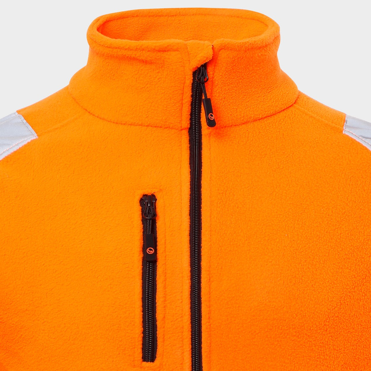 Hanorac reflectorizant STENSO PRISMA HV ORANGE FLEECE