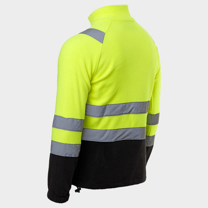 Hanorac reflectorizant STENSO PRISMA HV YELLOW FLEECE