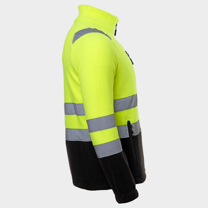 Hanorac reflectorizant STENSO PRISMA HV YELLOW FLEECE