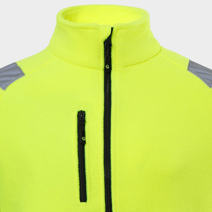 Hanorac reflectorizant STENSO PRISMA HV YELLOW FLEECE