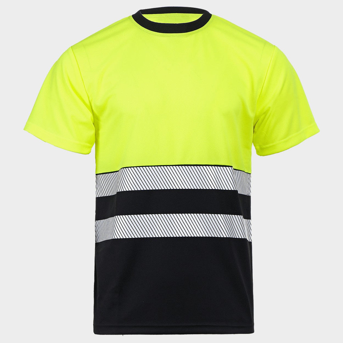Tricou reflectorizant STENSO PRISMA HV GALBEN/NEGRU