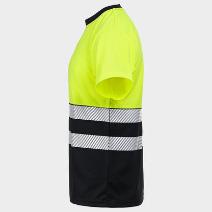 Tricou reflectorizant STENSO PRISMA HV GALBEN/NEGRU