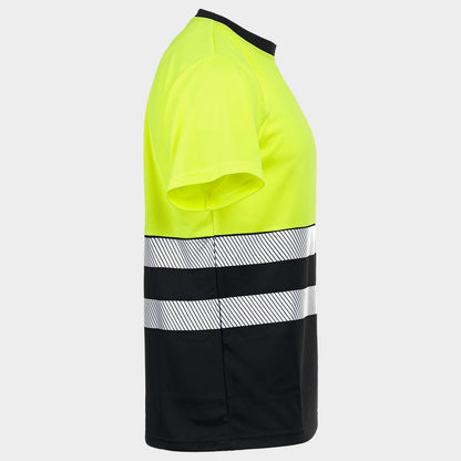 Tricou reflectorizant STENSO PRISMA HV GALBEN/NEGRU