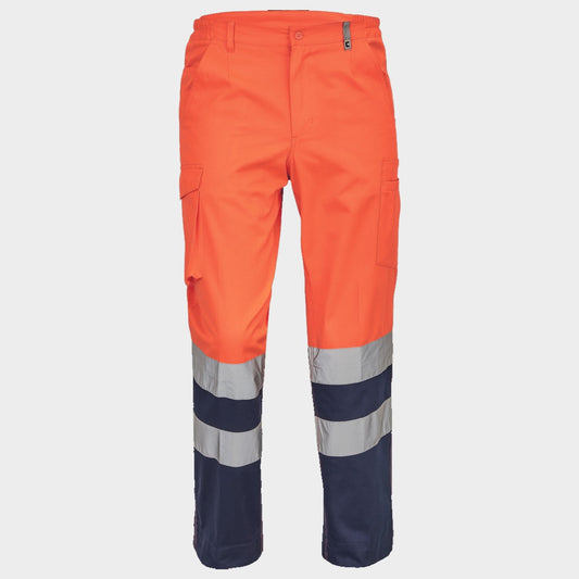 Pantaloni de semnalizare CERVA BURGOS HV PORTOCALIU