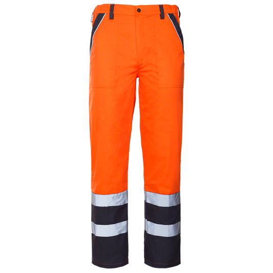 Pantaloni de lucru STENSO COLLINS SUMMER HV PORTOCALIU