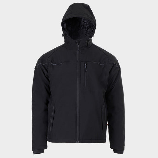 Jachetă STENSO PRISMA SOFTSHELL WINTER NEGRU