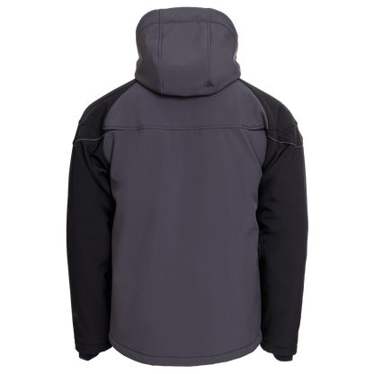 Jachetă softshell STENSO PRISMA SOFTSHELL IARNA GRI ÎNCHIS/NEGRU