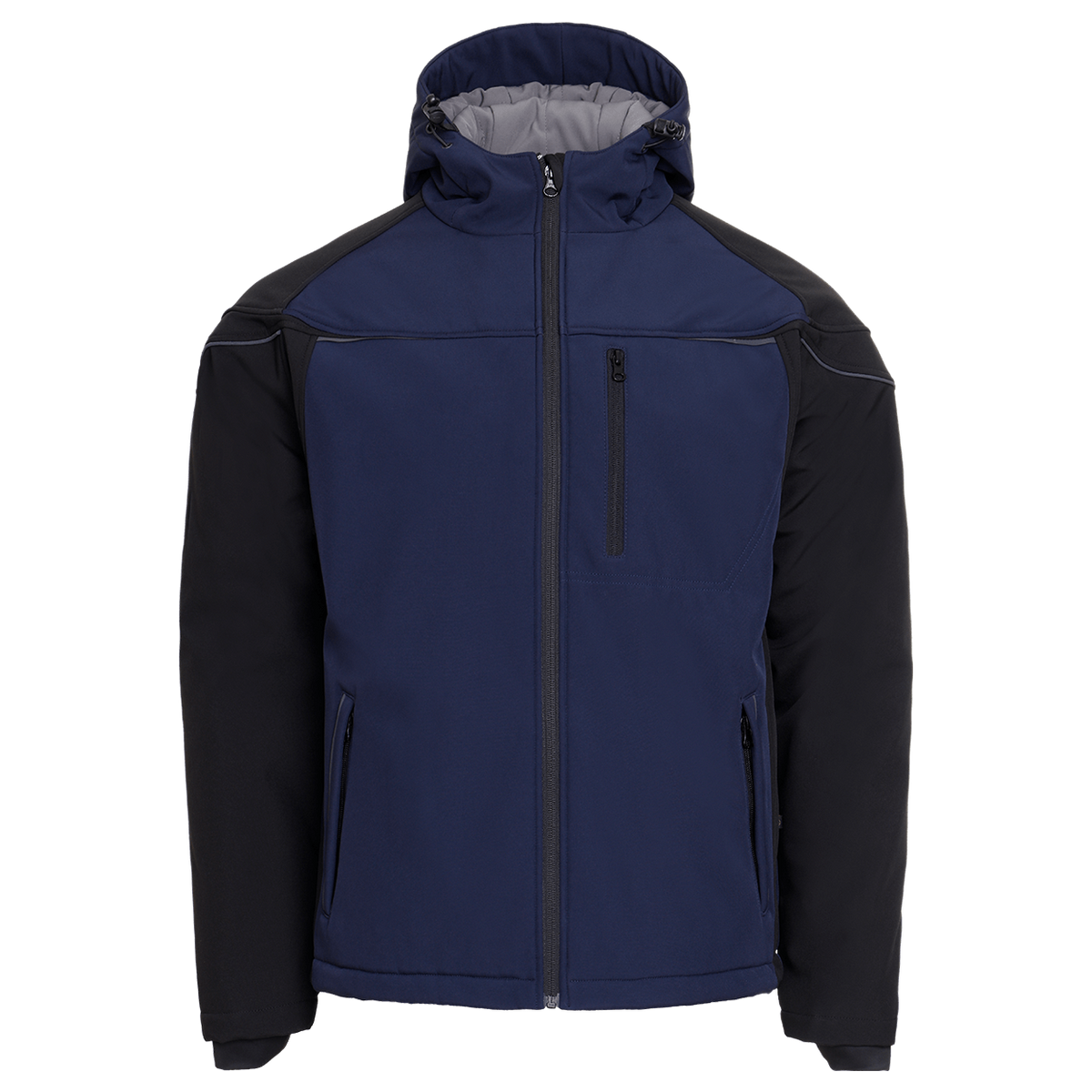 Jachetă softshell STENSO PRISMA SOFTSHELL IARNA BLEUMARIN/NEGRU