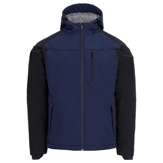 Jachetă softshell STENSO PRISMA SOFTSHELL IARNA BLEUMARIN/NEGRU
