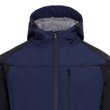 Jachetă softshell STENSO PRISMA SOFTSHELL IARNA BLEUMARIN/NEGRU