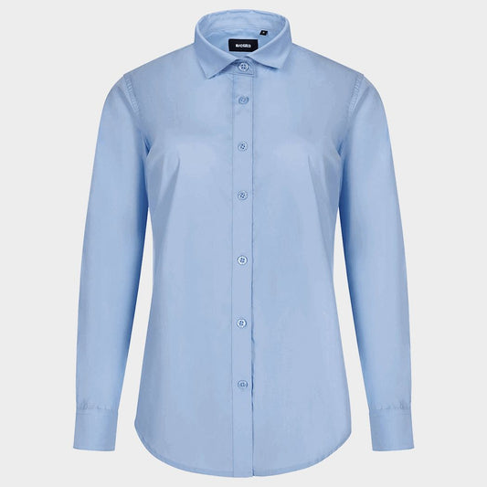 Cămașă cu mânecă lungă de damă VELILLA LIGHT BLUE