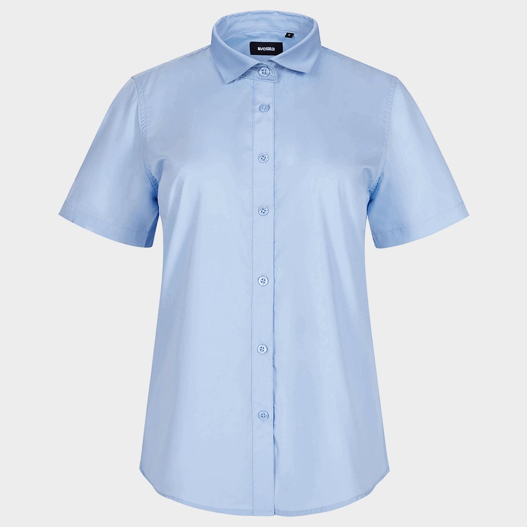 Cămașă cu mânecă scurtă de damă VELILLA LIGHT BLUE