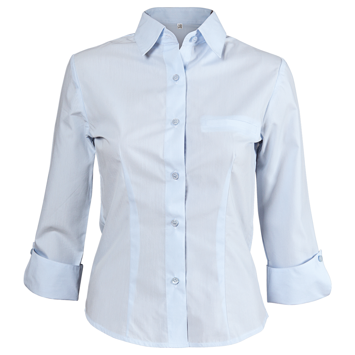 Cămașă pentru femei cu mâneci 3/4 BEUNIQUE CAMISA ALBASTRU